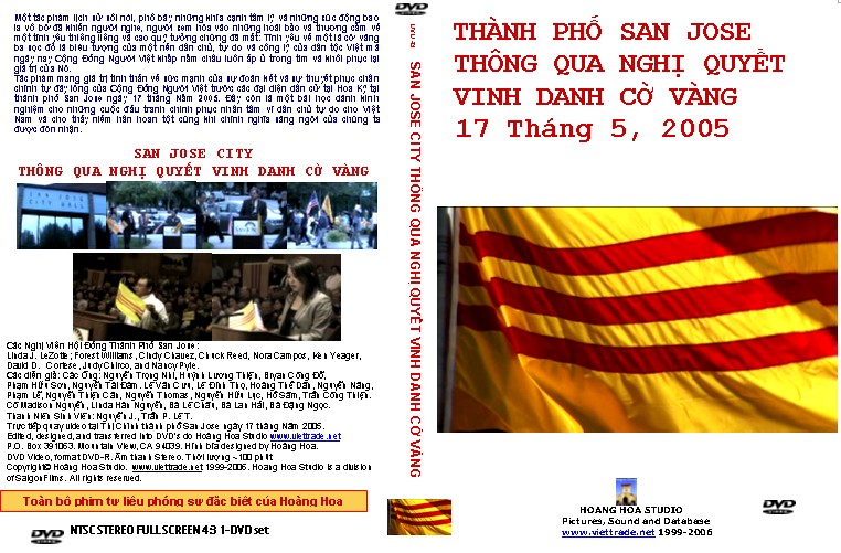 Nghị Quyết Cờ Vàng San Jose 05/17/2005